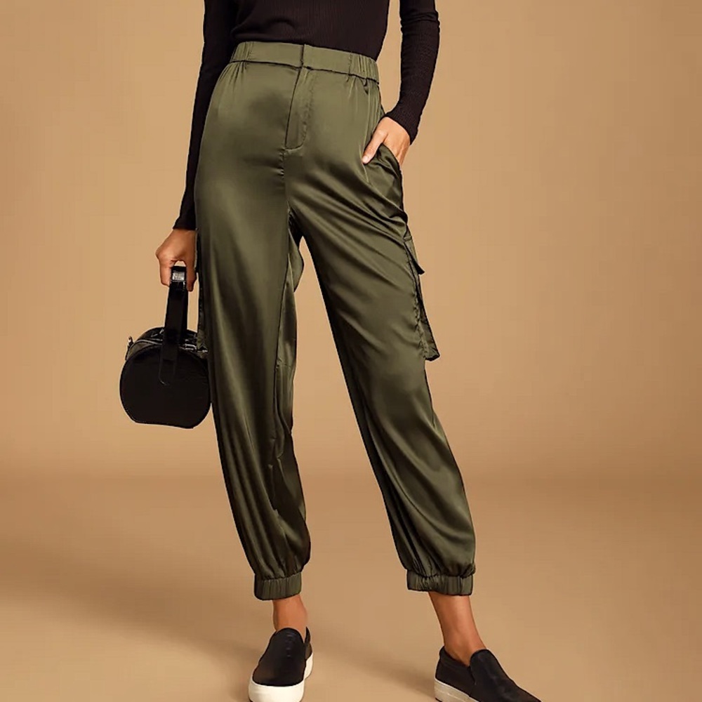 Cinq a Sept Cupro Joggers